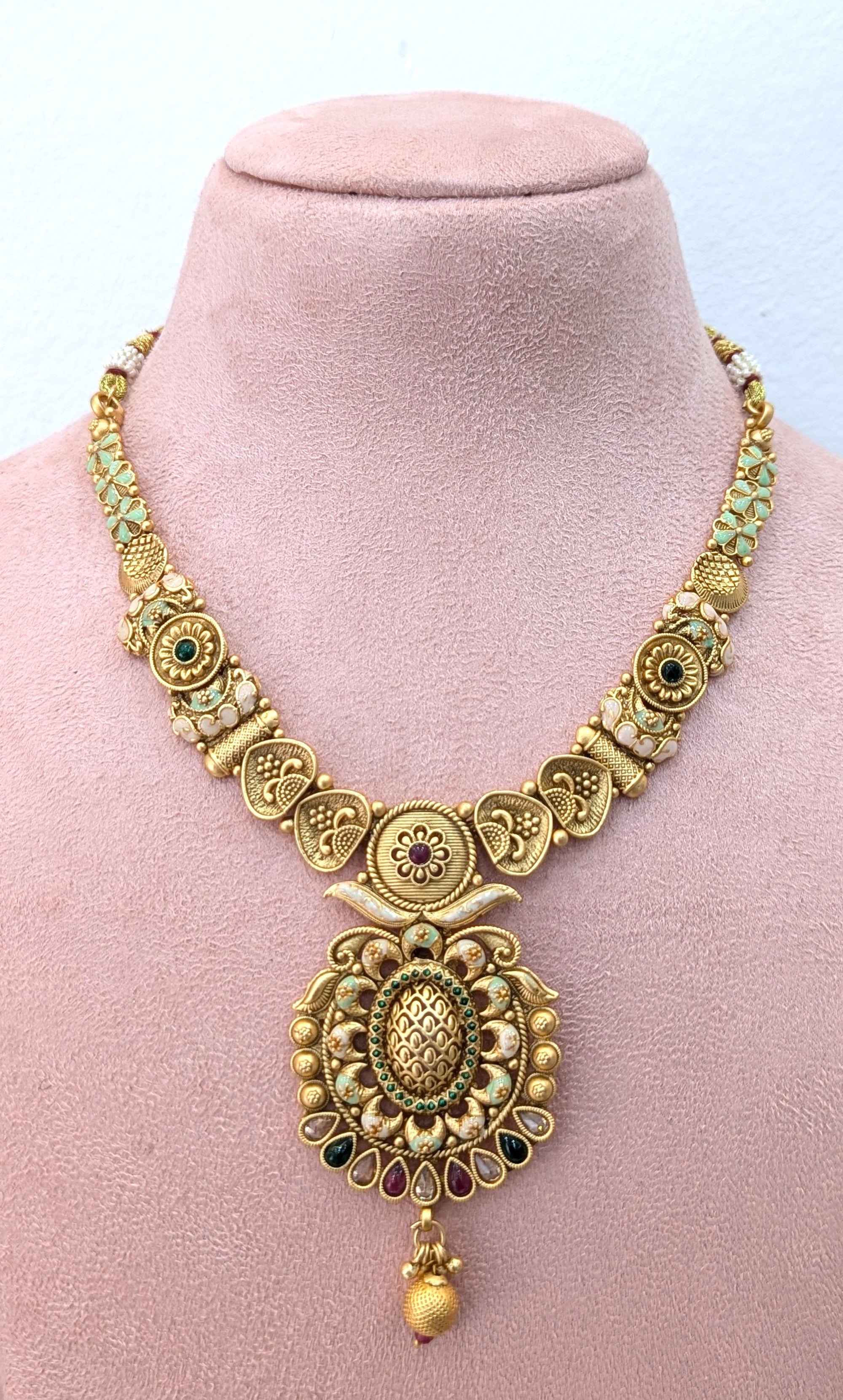 Rajwadi necklace set