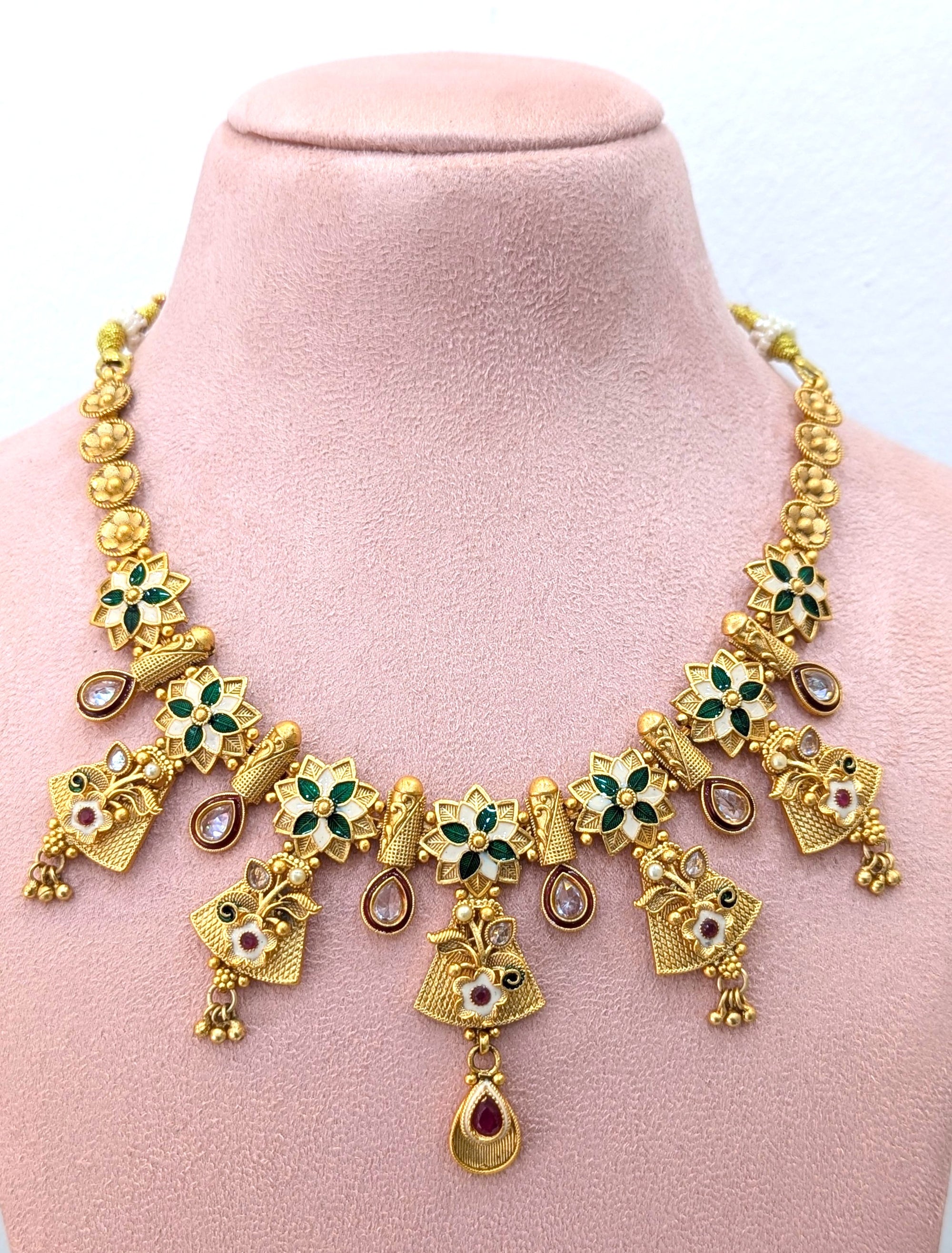 Rajwadi necklace set