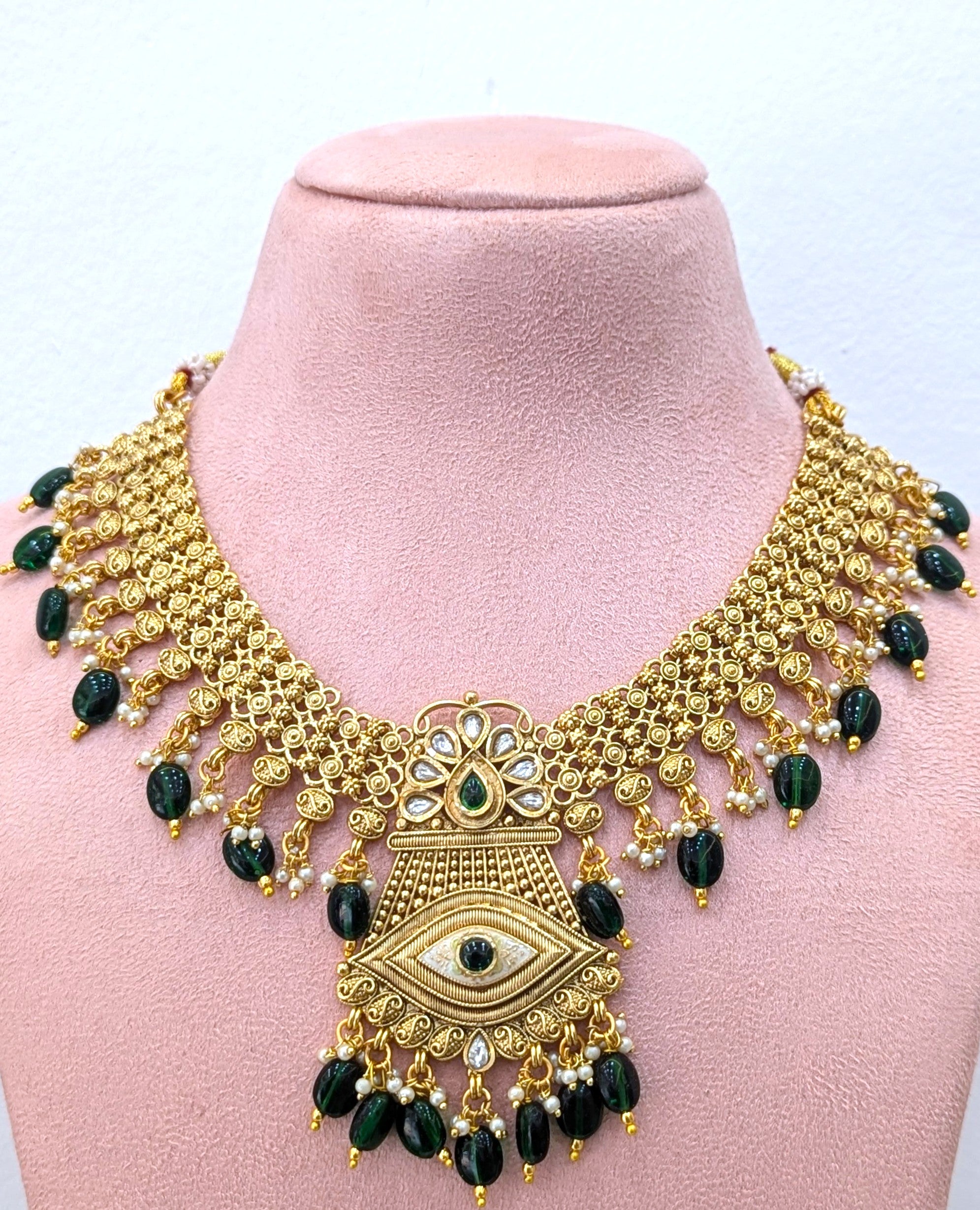Rajwadi necklace set