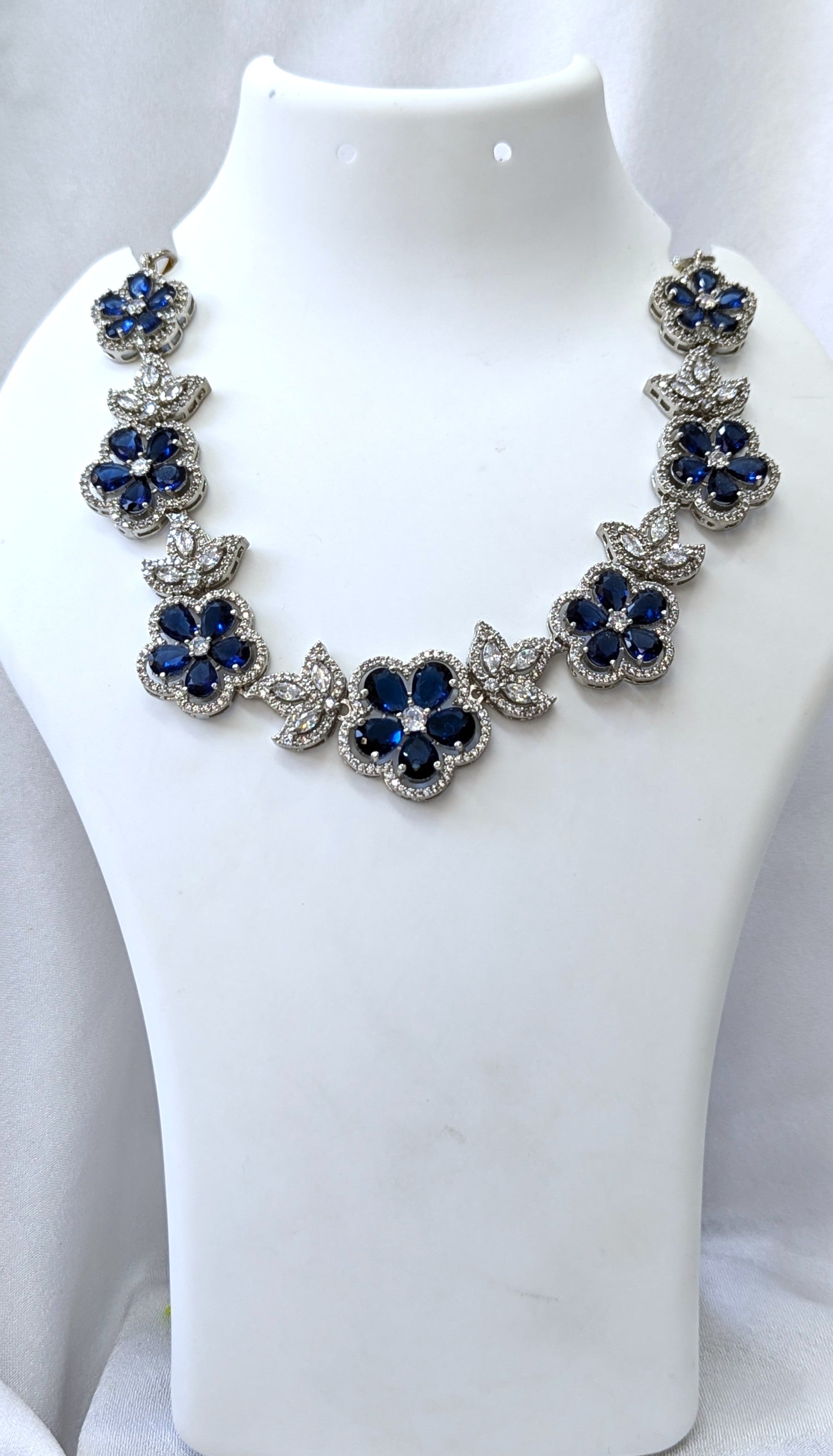 Cz necklace set