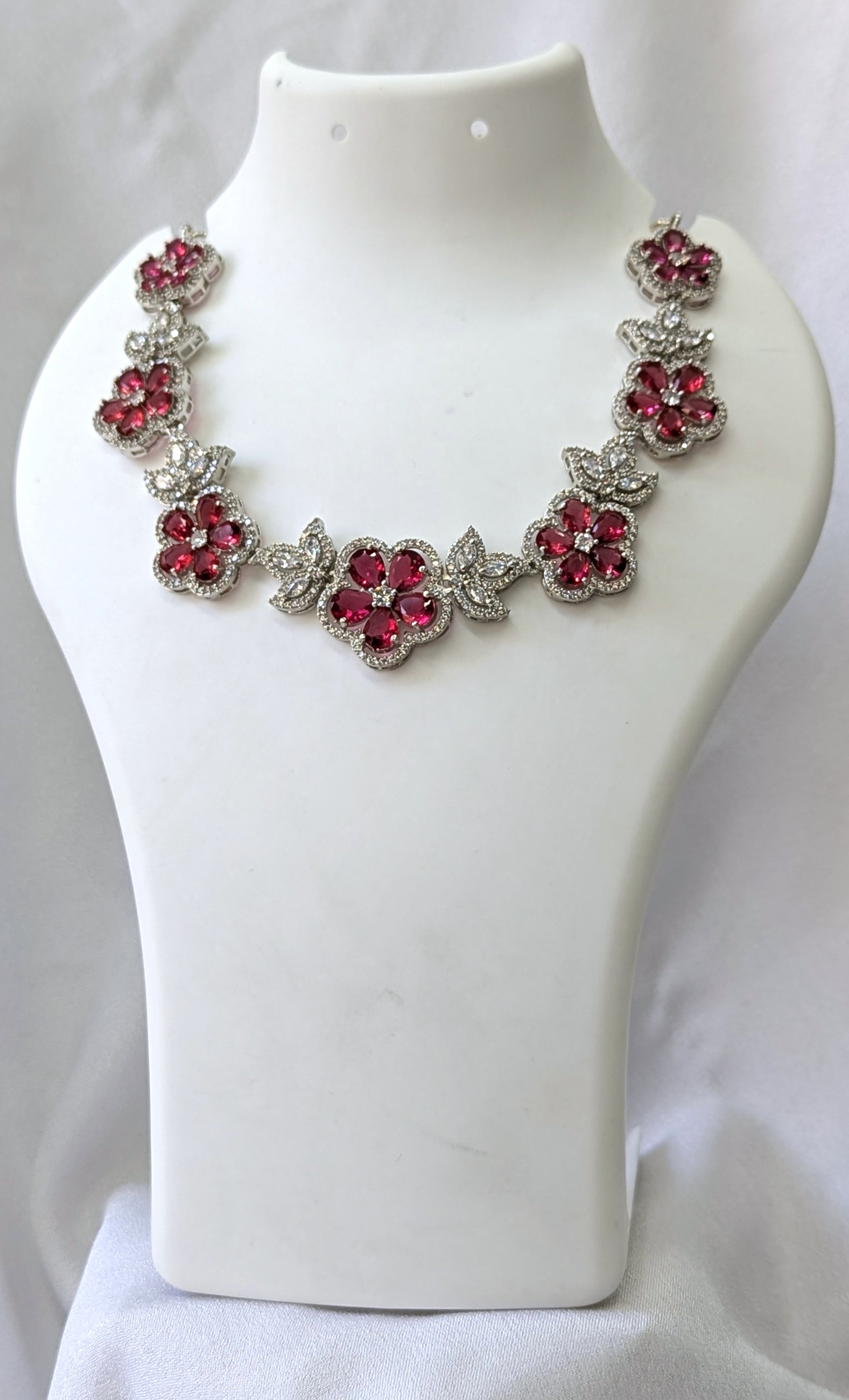 Cz necklace set
