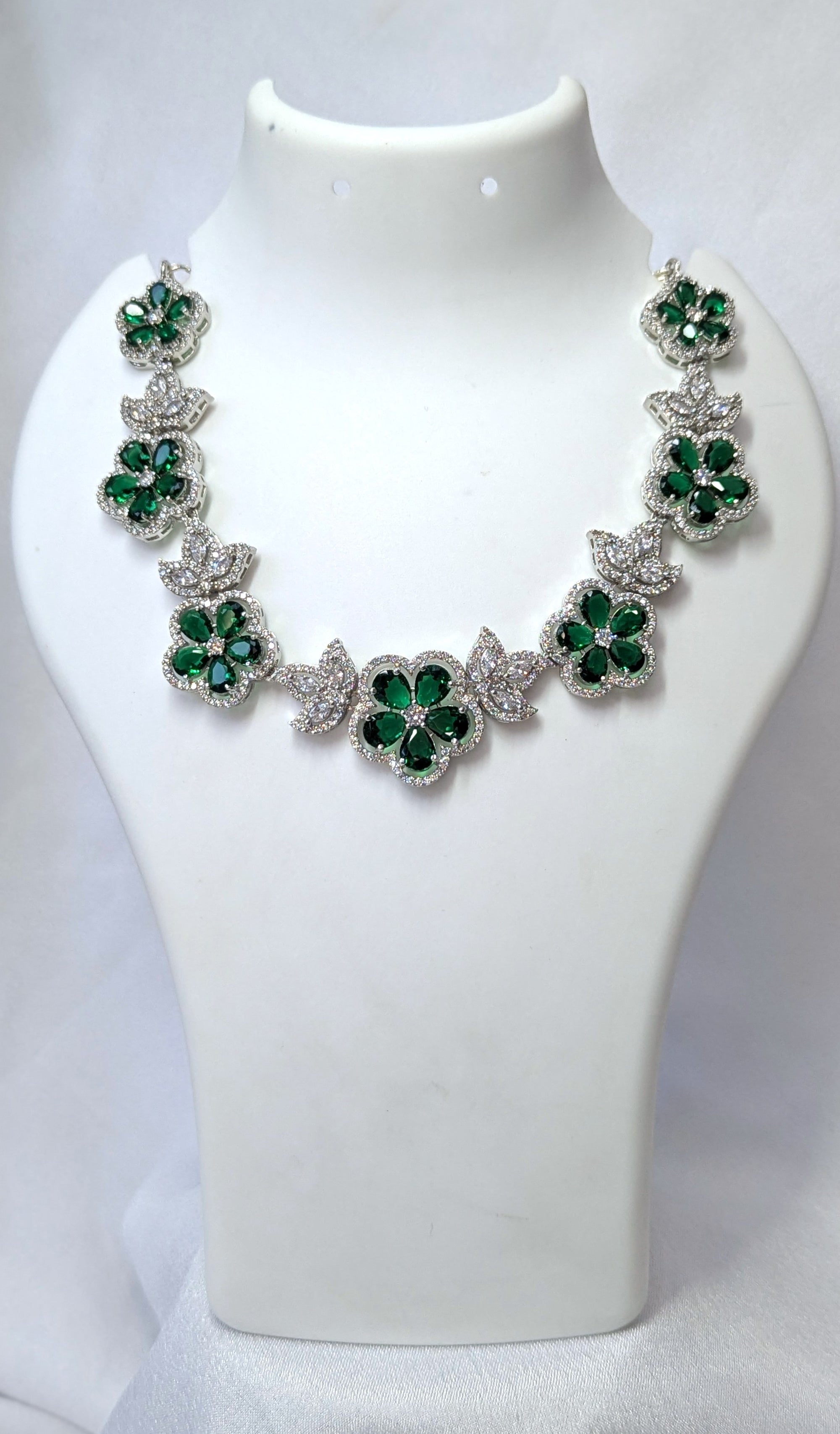 Cz necklace set