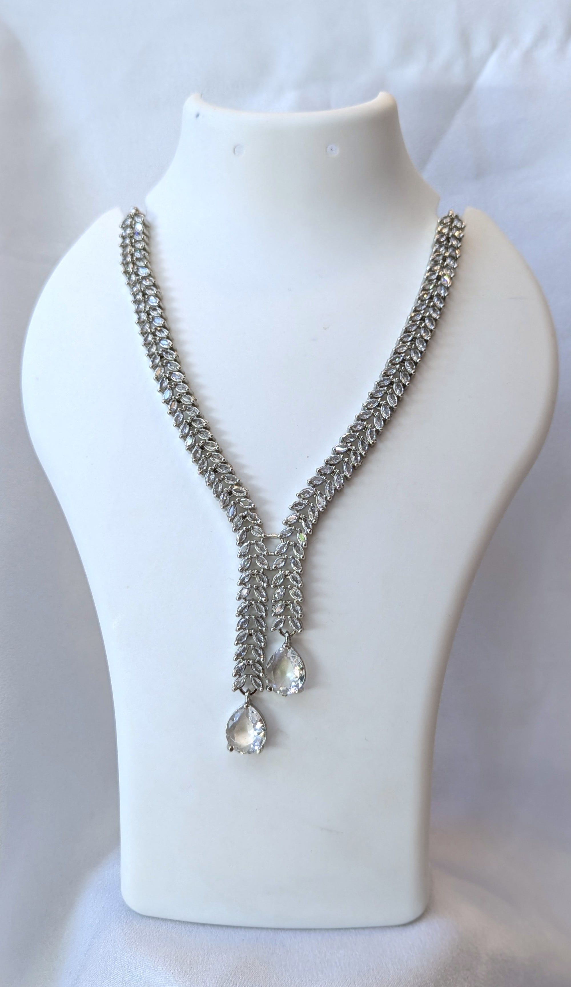 Cz necklace set