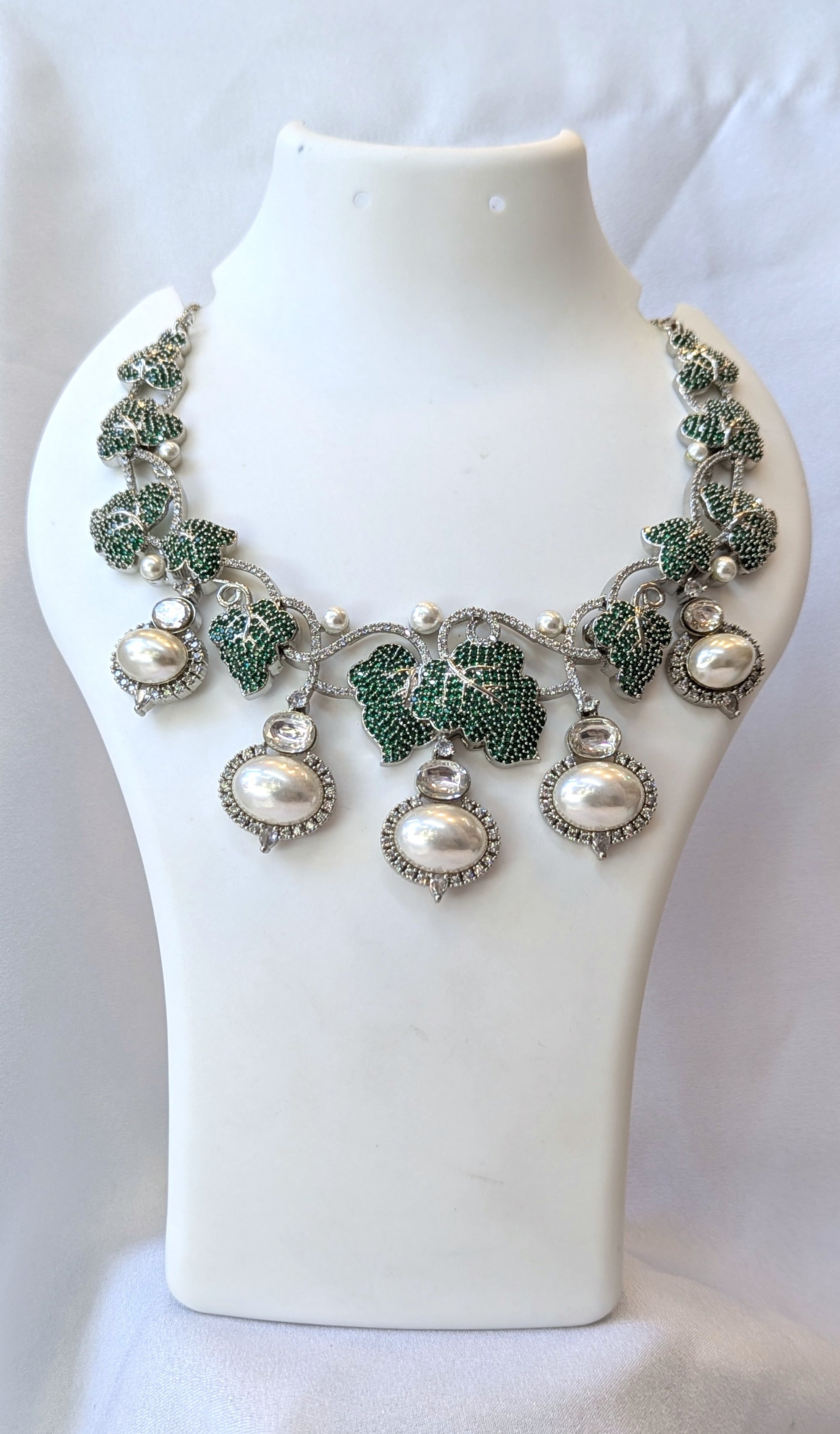 Cz necklace set