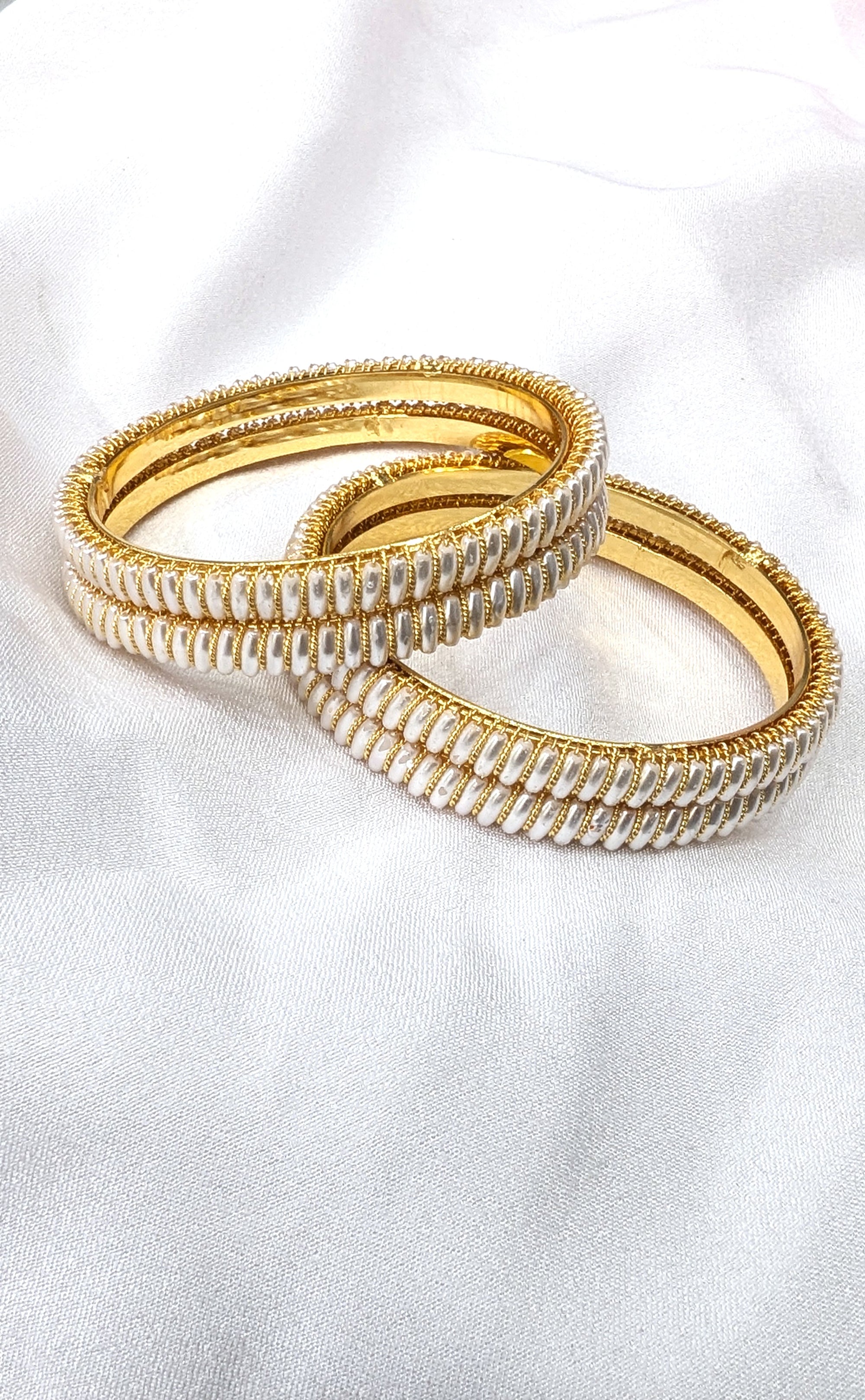 pearl micro forming bangles