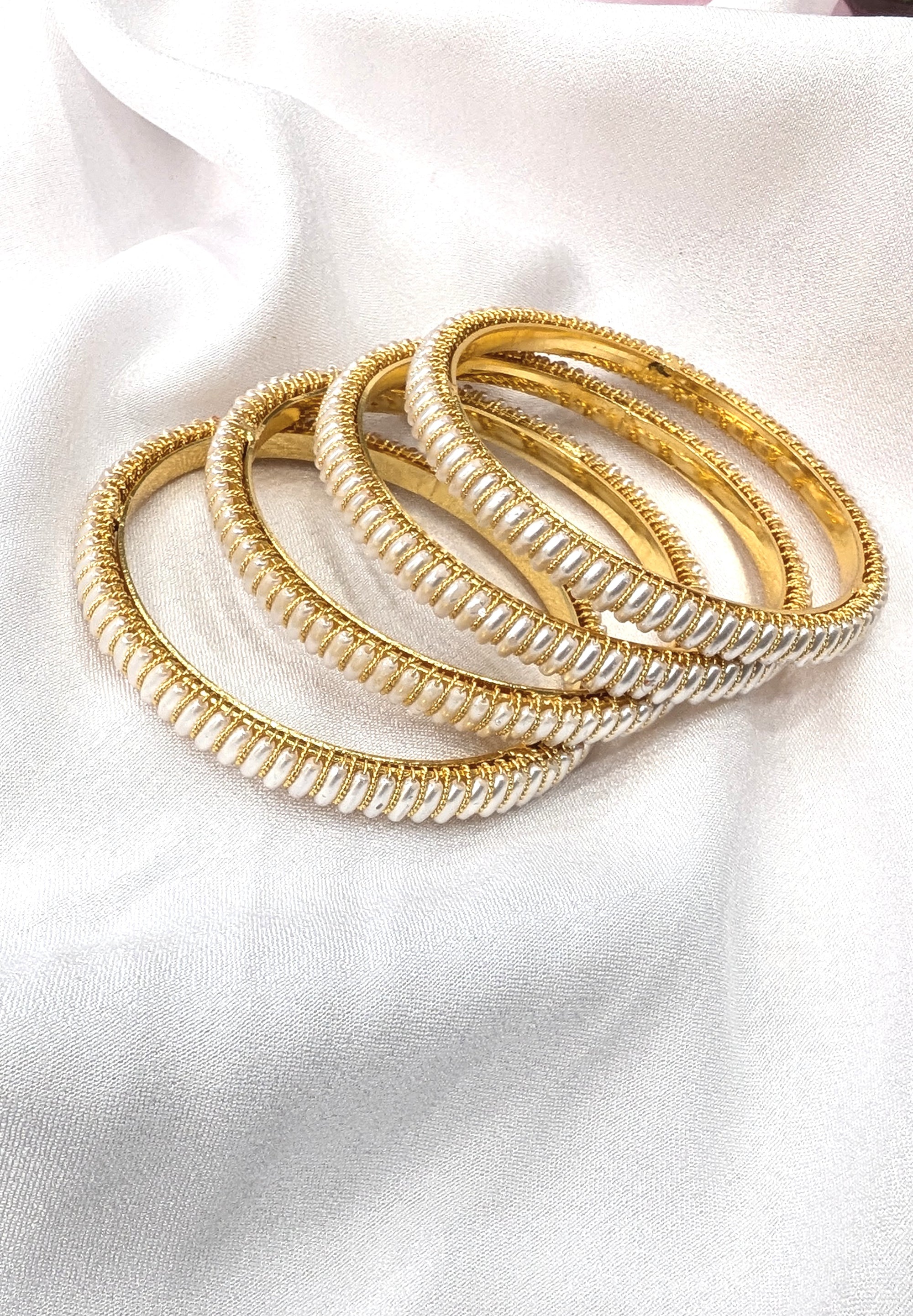 pearl micro forming bangles