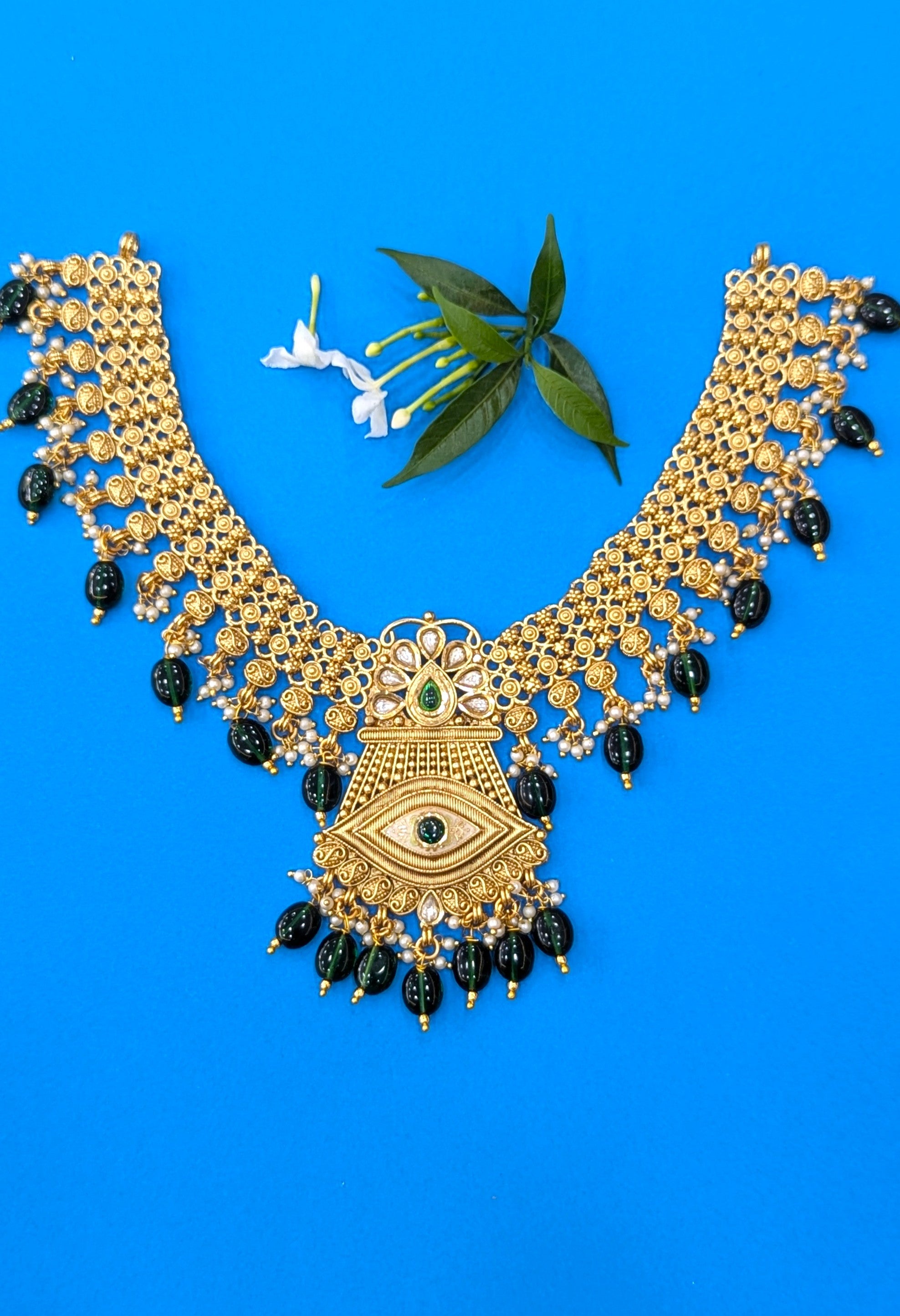 Rajwadi necklace set