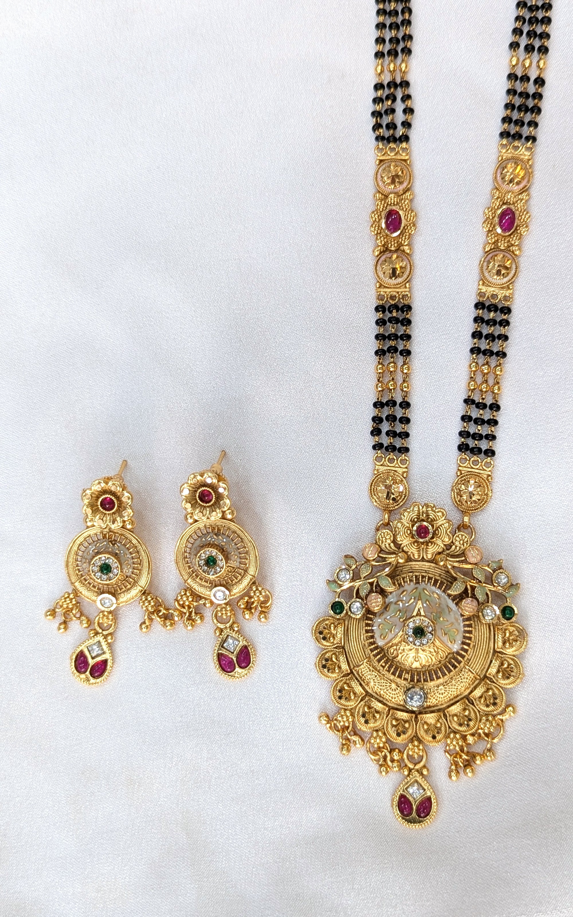 Rajwadi mangalsutra