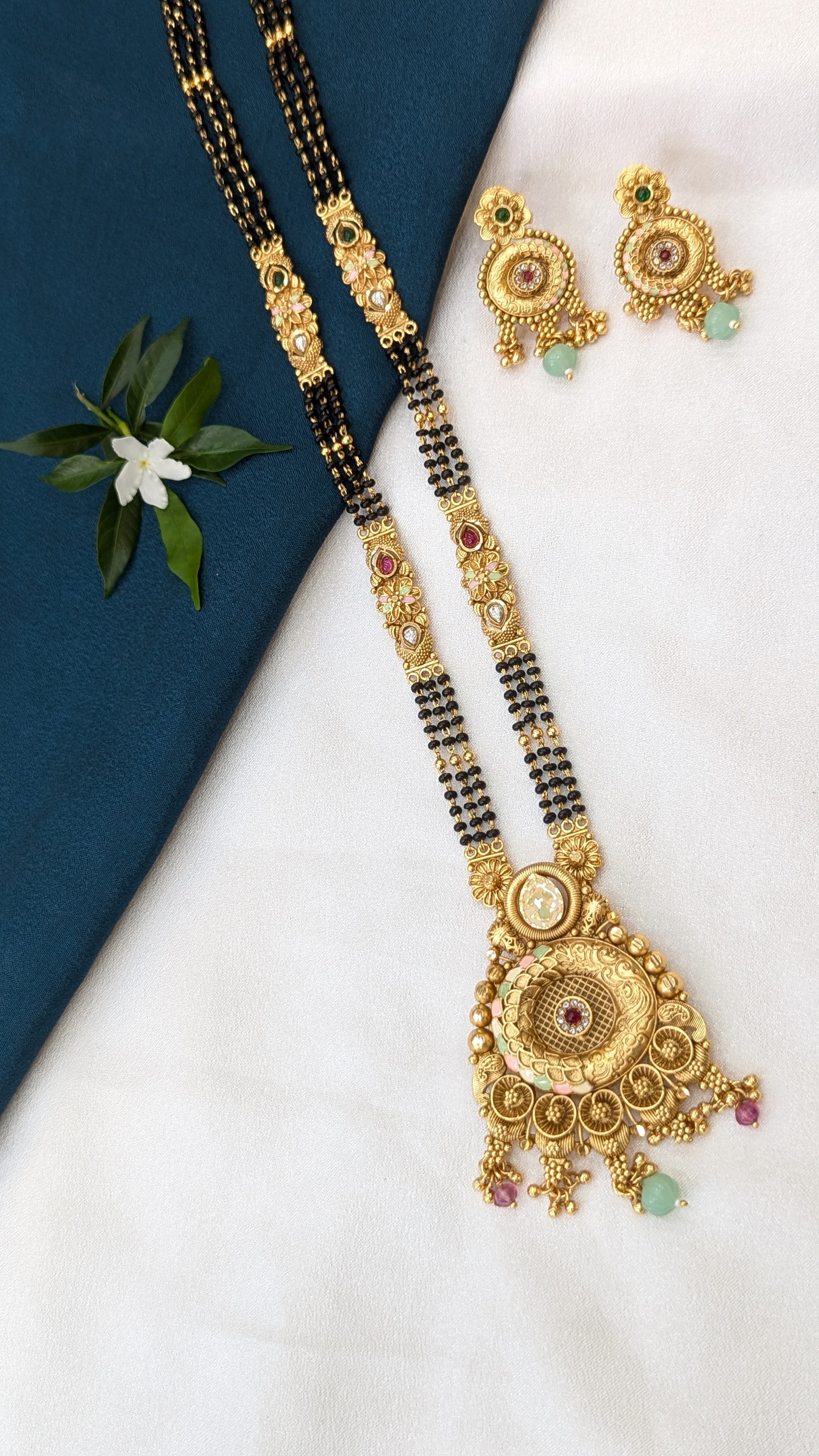 Rajwadi mangalsutra