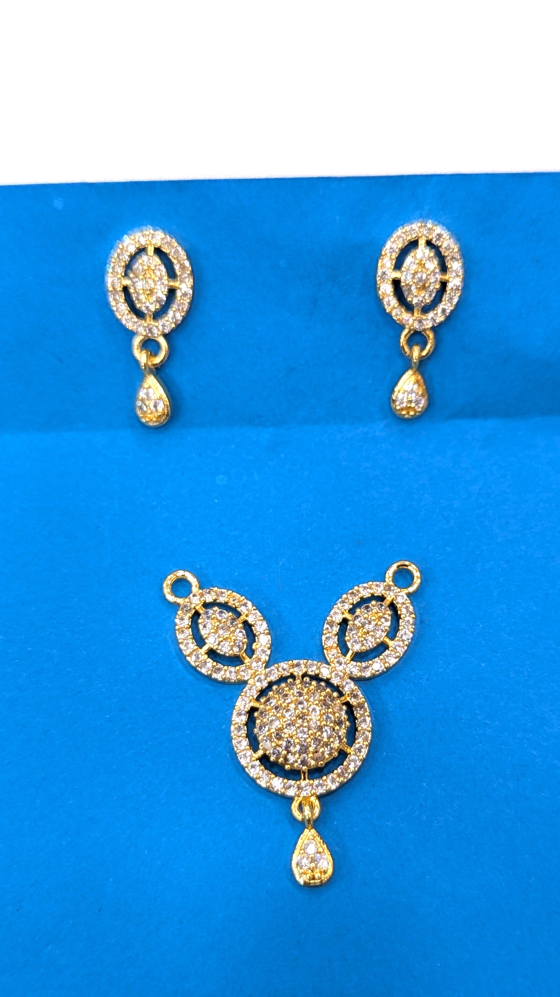 Cz mangalsutra pandants