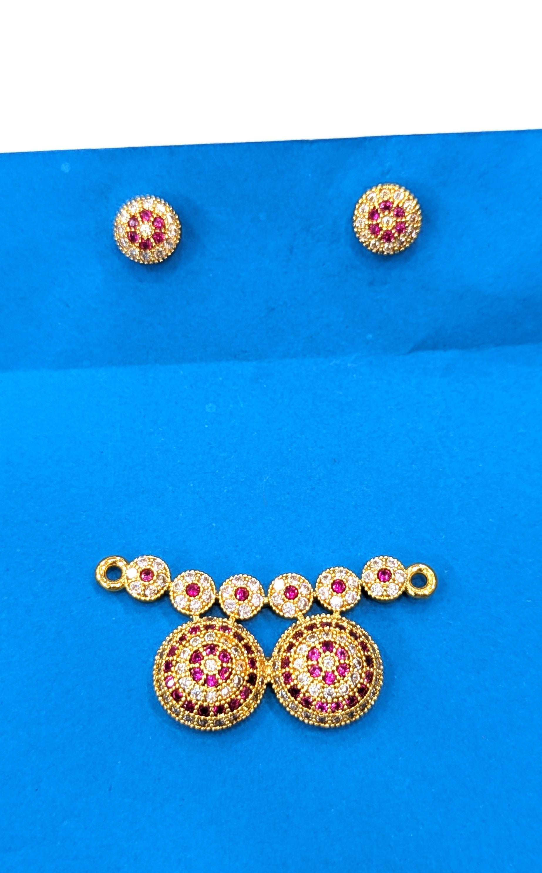Cz mangalsutra pandants