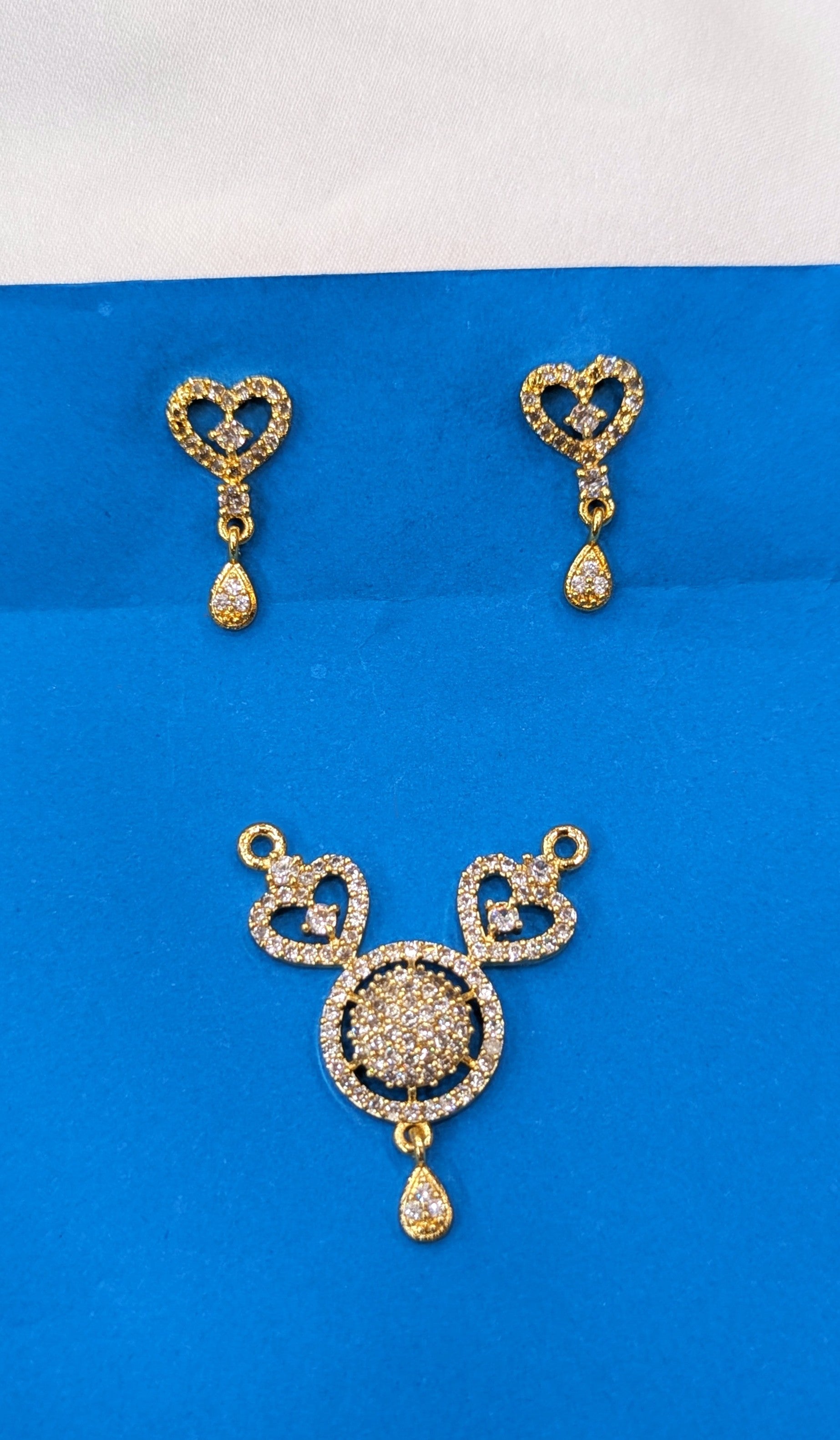 Cz mangalsutra pandants