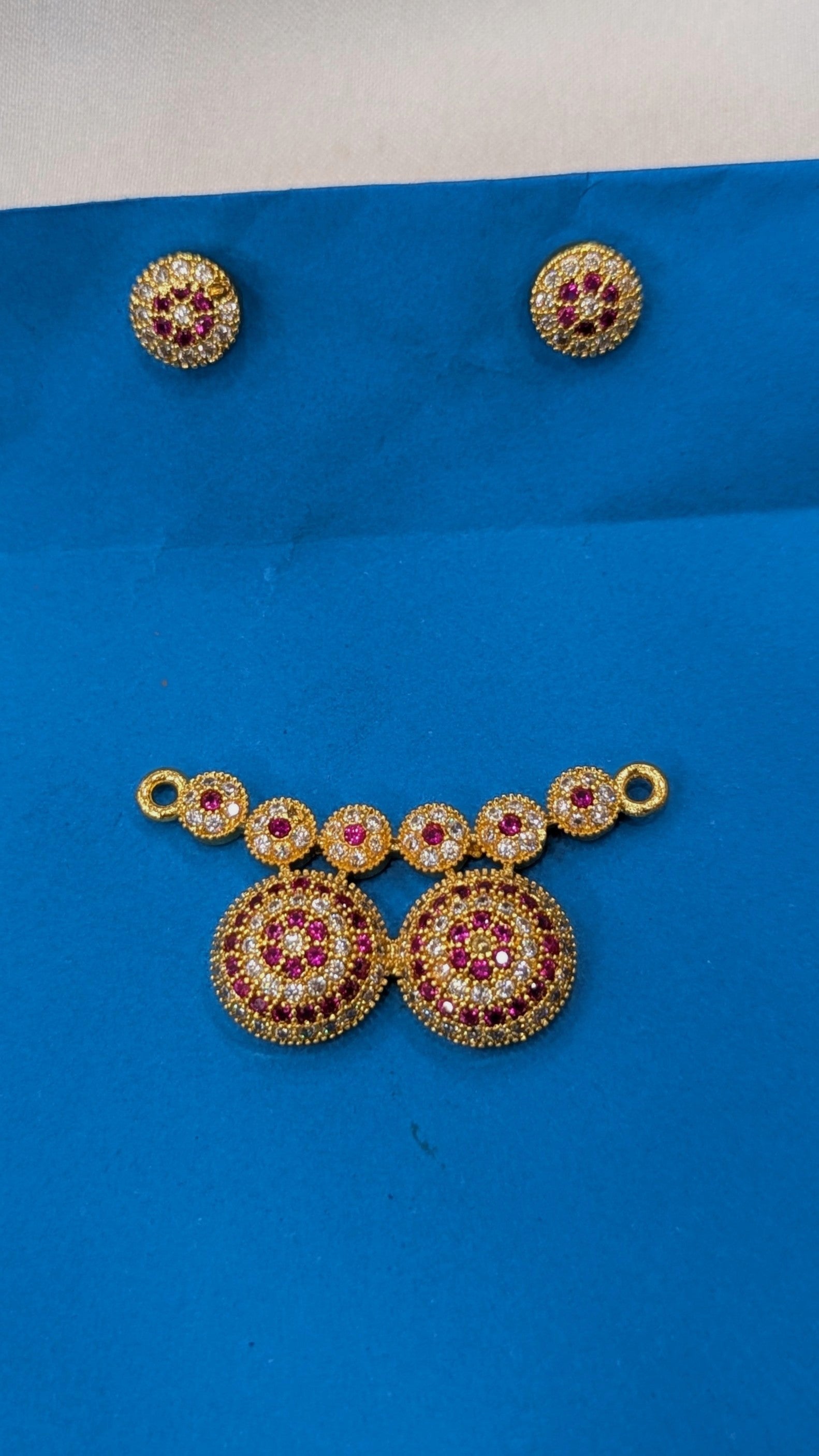 Cz mangalsutra pandants