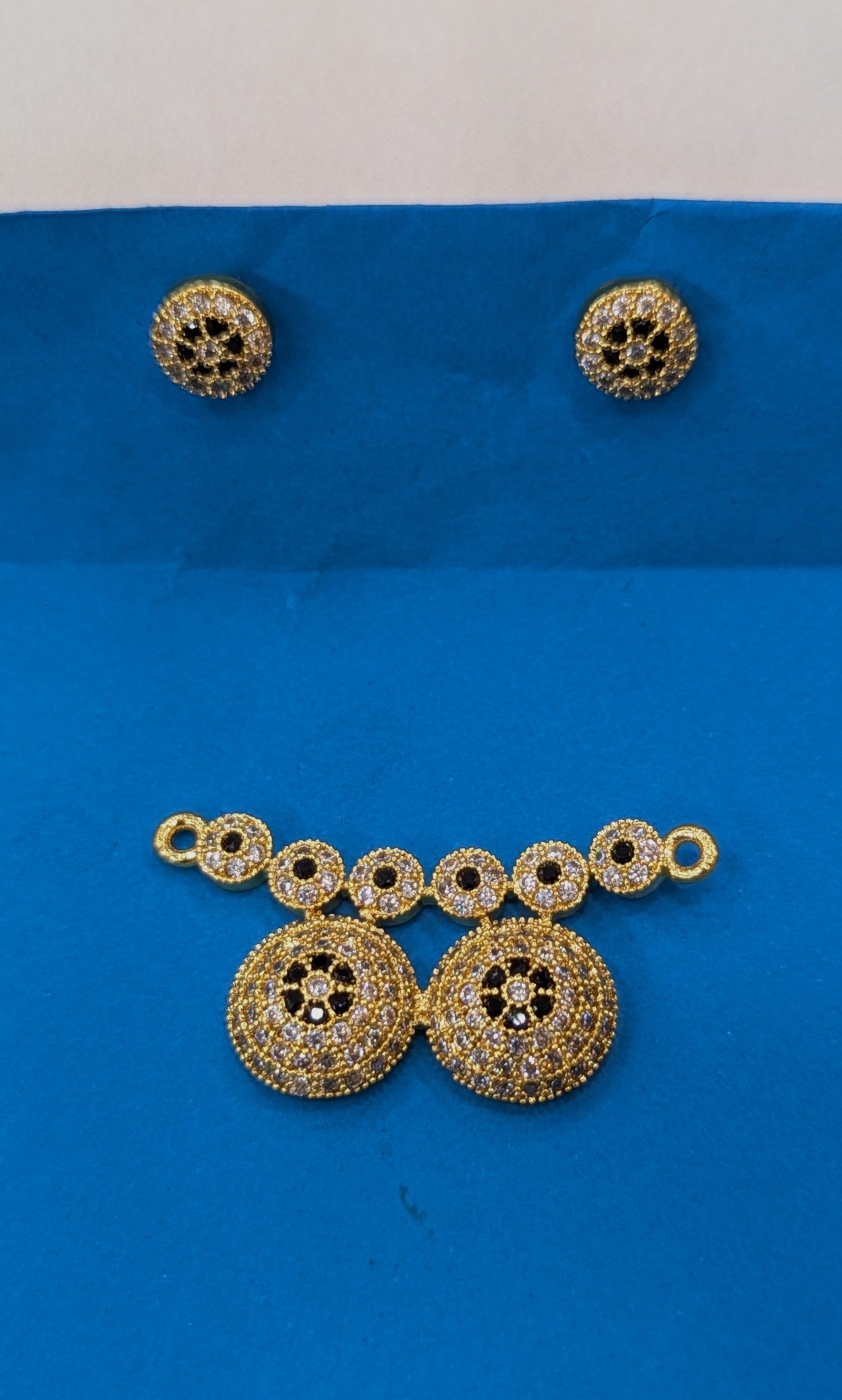 Cz mangalsutra pandants