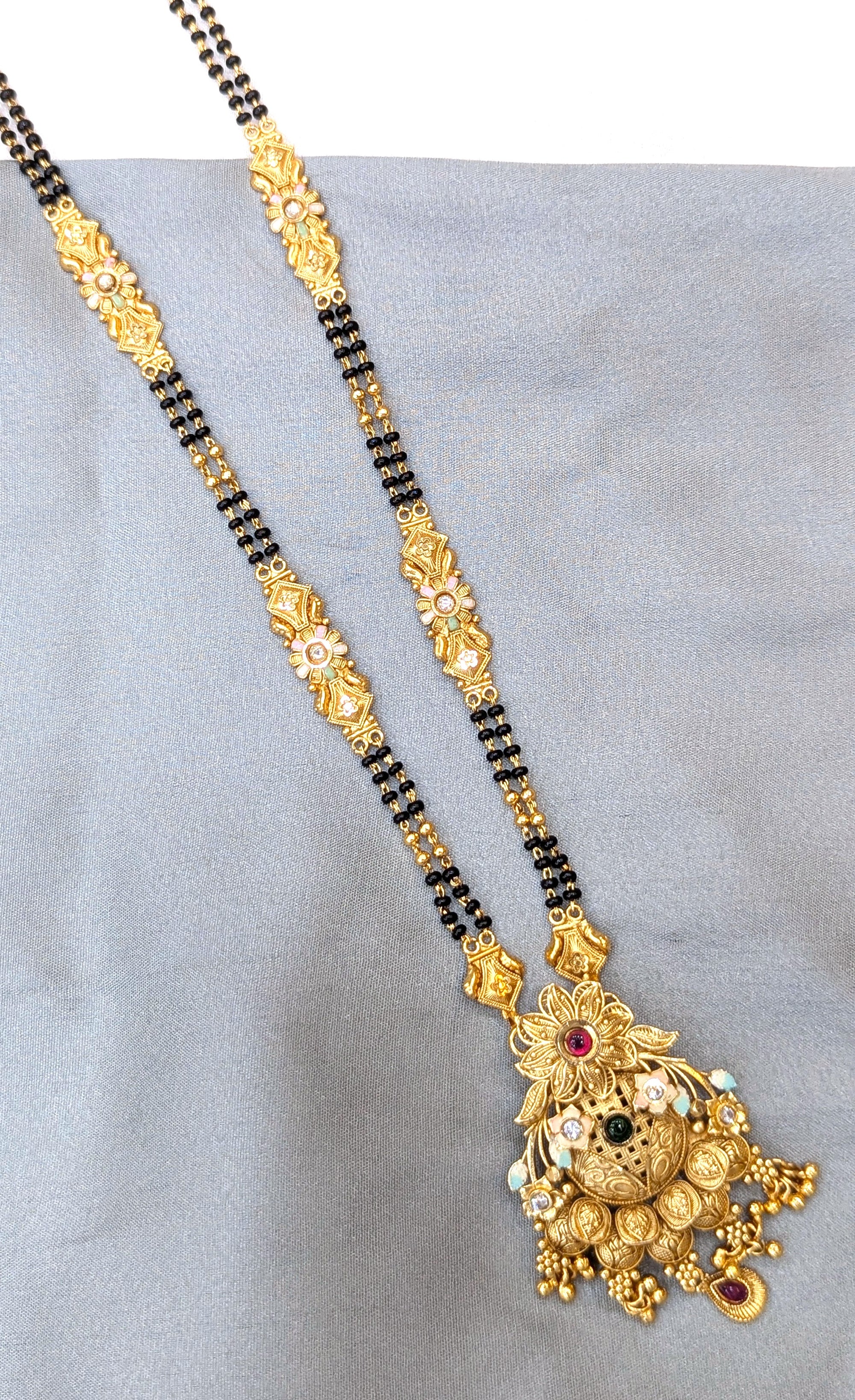 Rajwadi mangalsutra