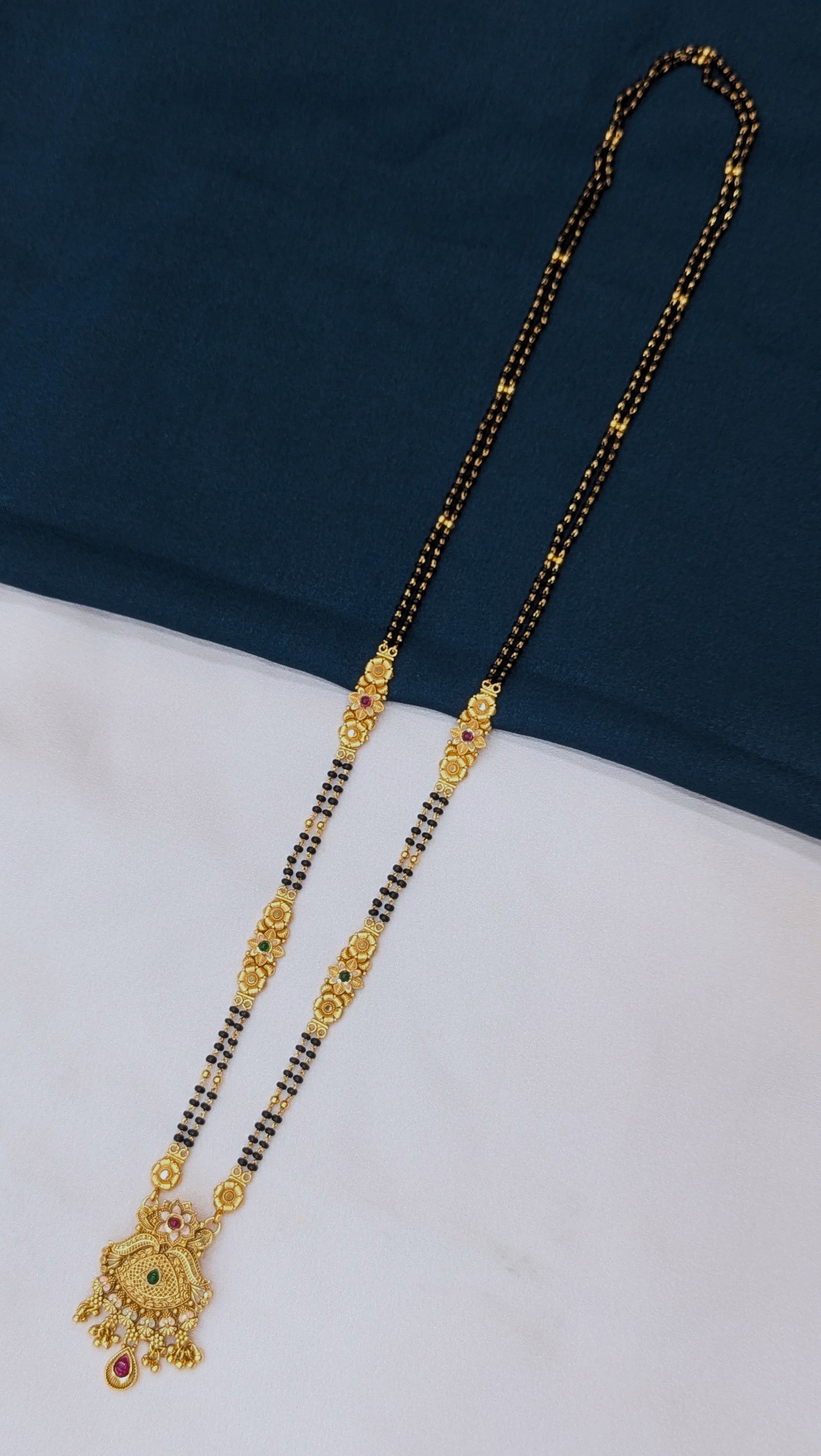Rajwadi mangalsutra
